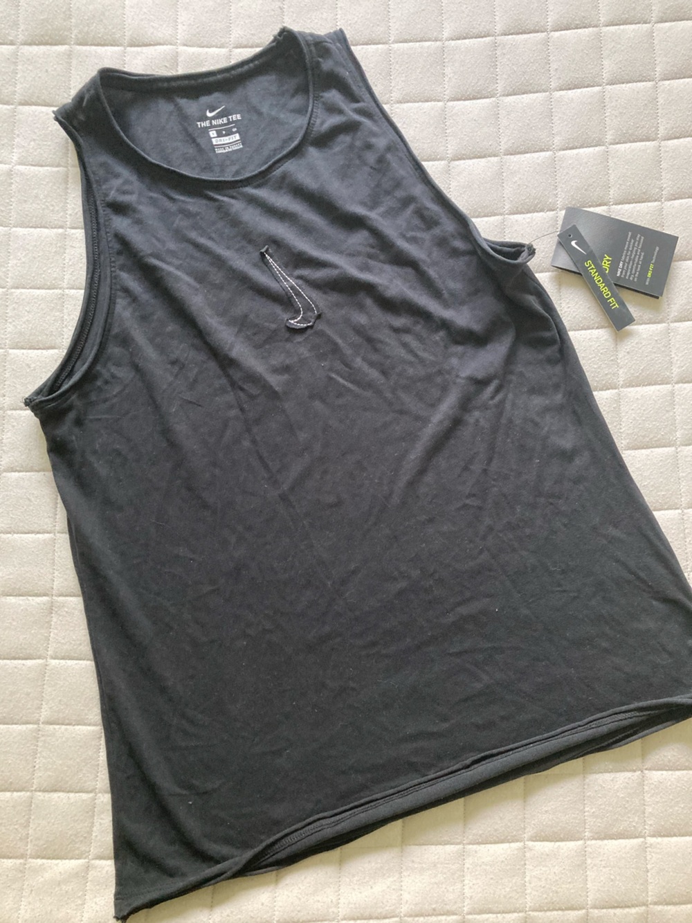 Nike Women’s Black Training Tank Top with Embroidered Swoosh
